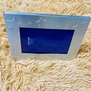 Relay for Life Silver metal star photo picture frame